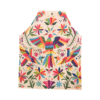 linen apron with mexican bird and flower design
