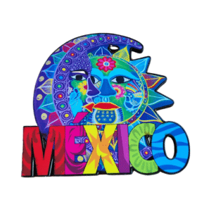 magnet for decorative design sun and moon mexico