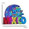magnet for decorative design sun and moon mexico