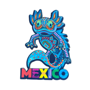 magnet decoration mexican ajolote design