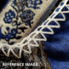 mexican handcrafted blouse for women | blue embroidered design | one size
