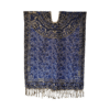 mexican handcrafted blouse for women | blue flower design | one size