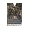 mexican handcrafted blouse for women | geen flower design | one size