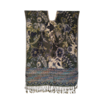 mexican handcrafted blouse for women | geen flower design | one size