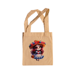 cloth bag with catrina print