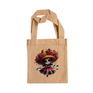 cloth bag with catrina print m2