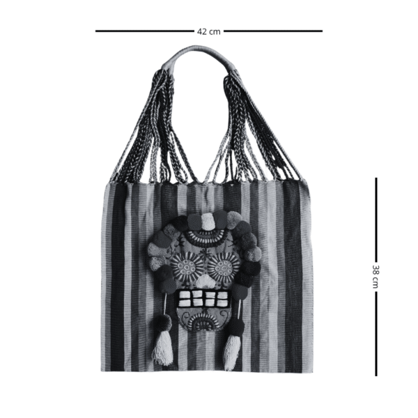 colorful calaca bag