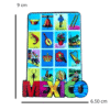 magnet decoration mexican loteria design