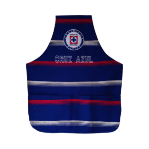 zarape apron with cruz azul design