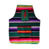 zarape apron with el diablito loteria mexican design