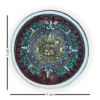 ceramic aztec calendar magnet | blue (copy)
