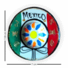 decorative ceramic magnet hat